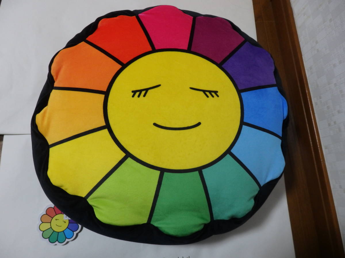 新品♪村上隆 フラワー レインボークッション お花 30cm ゆず 新品♪村上隆 フラワー レインボークッション お花 30cm ゆず
