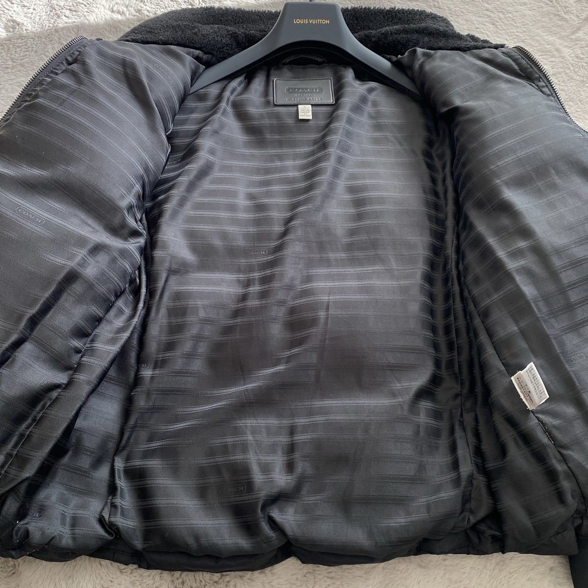 1円～【極美品】☆都会的エレガンス☆ COACH コーチ ダウンジャケット 