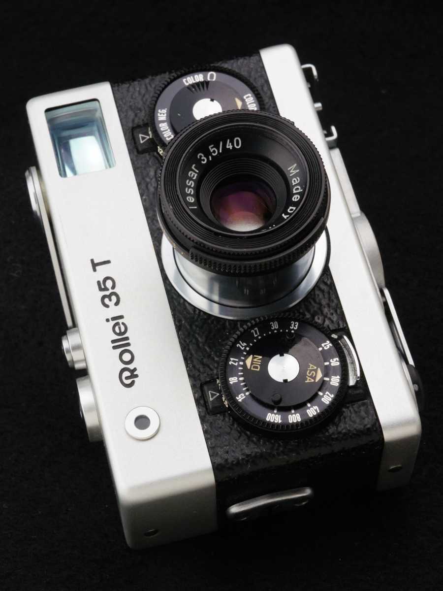 ROLLEI 35 T TESSAR 40mm f3.5 ローライ Rollei ローライ 35T Tessar 40mm F3.5 美品!! ケース・ストラップ付き