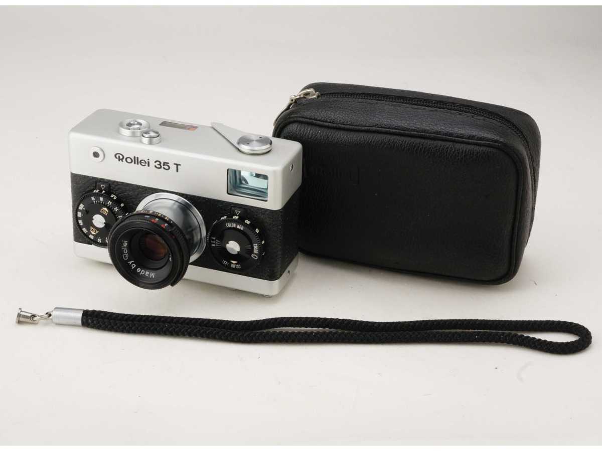 Rollei ローライ 35T Tessar 40mm F3.5 美品!! ケース・ストラップ付き