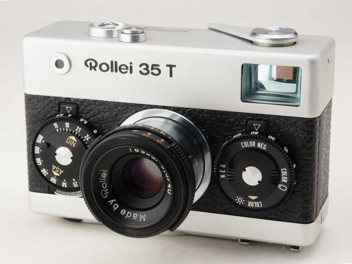 Rollei ローライ 35T Tessar 40mm F3.5 美品!! ケース・ストラップ付き