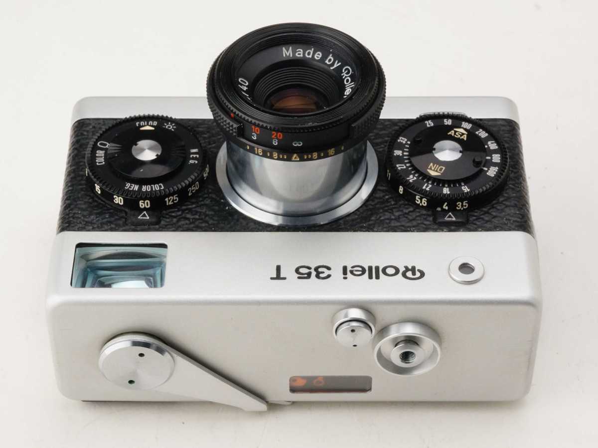 Rollei ローライ 35T Tessar 40mm F3.5 美品!! ケース・ストラップ付き