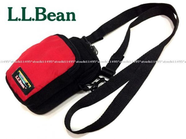 セール，限定SALE 90&rsquo;s 90年代 USA製 Vintage L.L.Bean エルエルビーン 旧タグ 2way ナイロン ショルダー ポーチ 黒&times;赤 ツートン ウエストポーチ(L.L.Bean)｜売買されたオークション情報、yahooの商品情報をアーカ その他