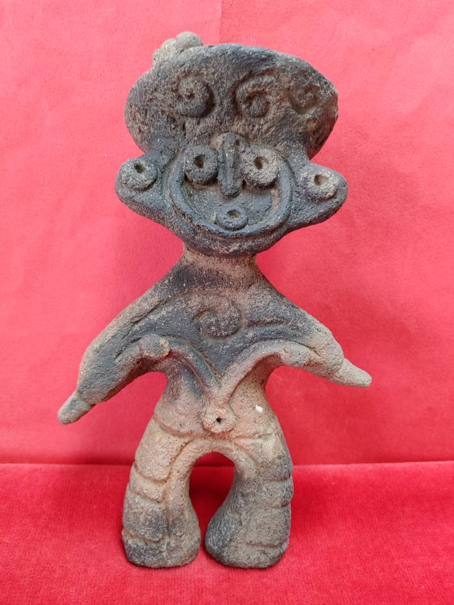 松○縄文晩期［ミミズク土偶］関東地方埼玉縣鴻巣市滝馬室周辺出土