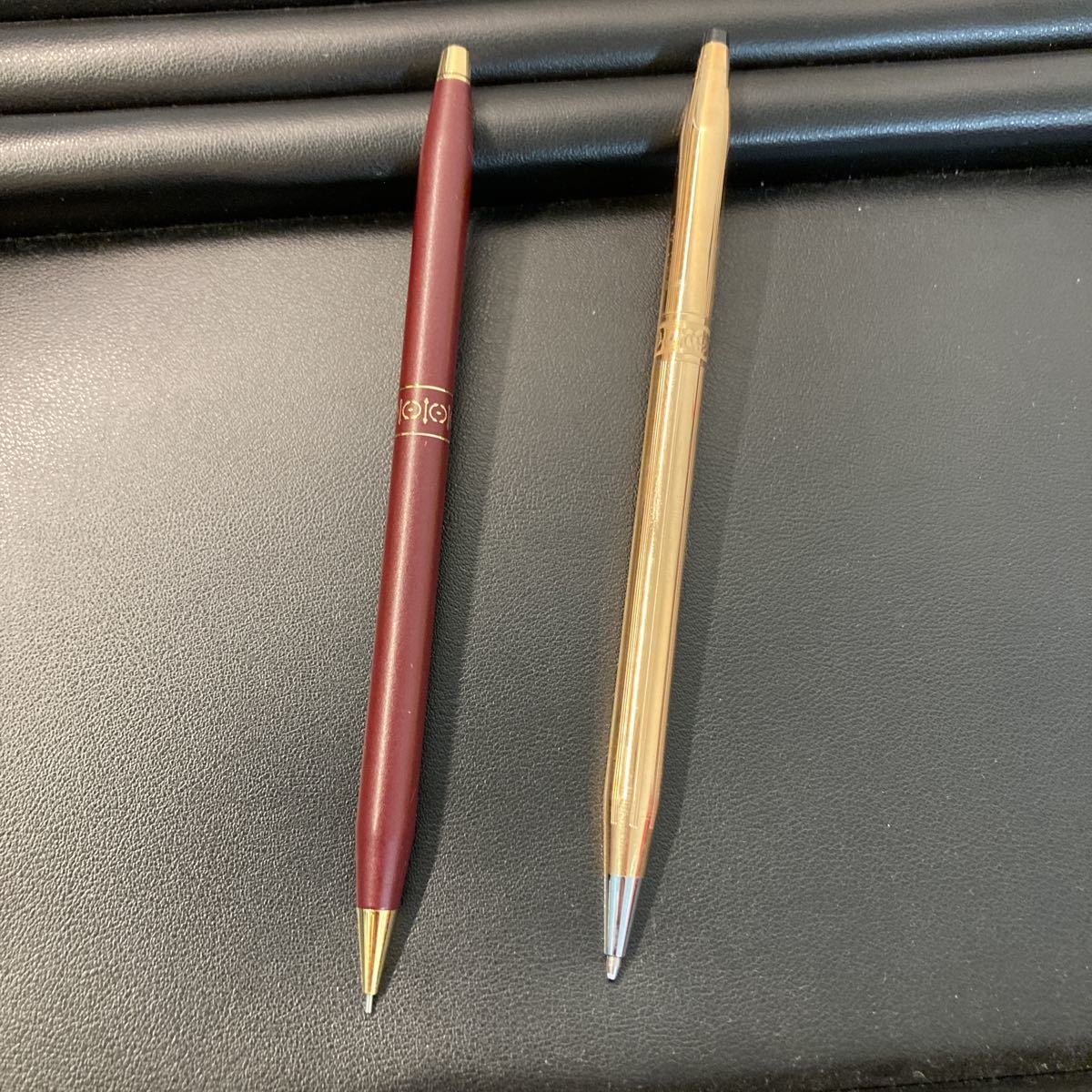 ◆CROSS クロス ボールペン&シャーペン ゴールドカラー ボルドーカラー 2本セット◆_4