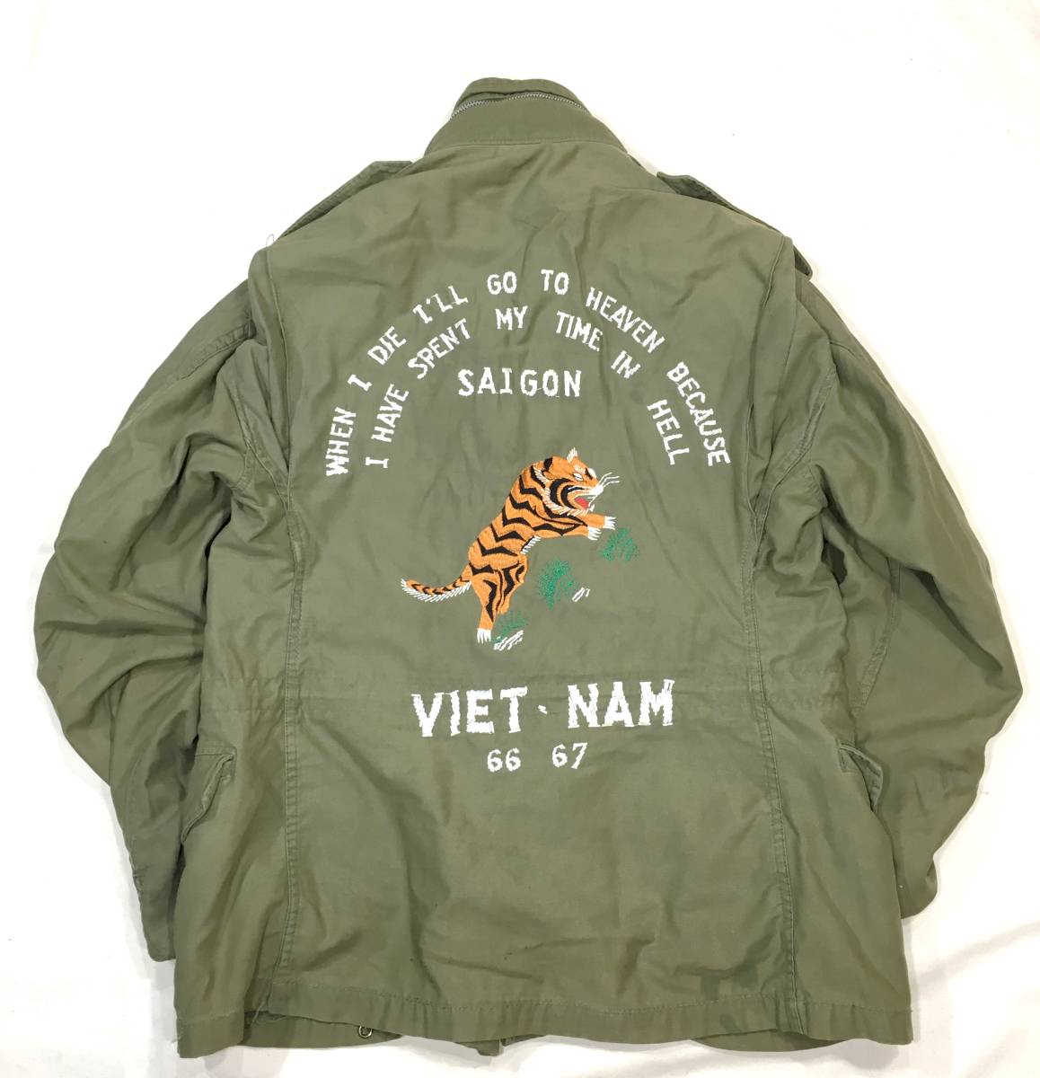 60s 68年製 M65 2nd 刺繍 フィールドジャケット S-S ビンテージ ARMY 