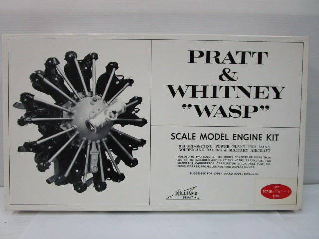 ウィリアムブラザーズ 1/8 ? PRATT & WHITNEY WASP エンジン キット 