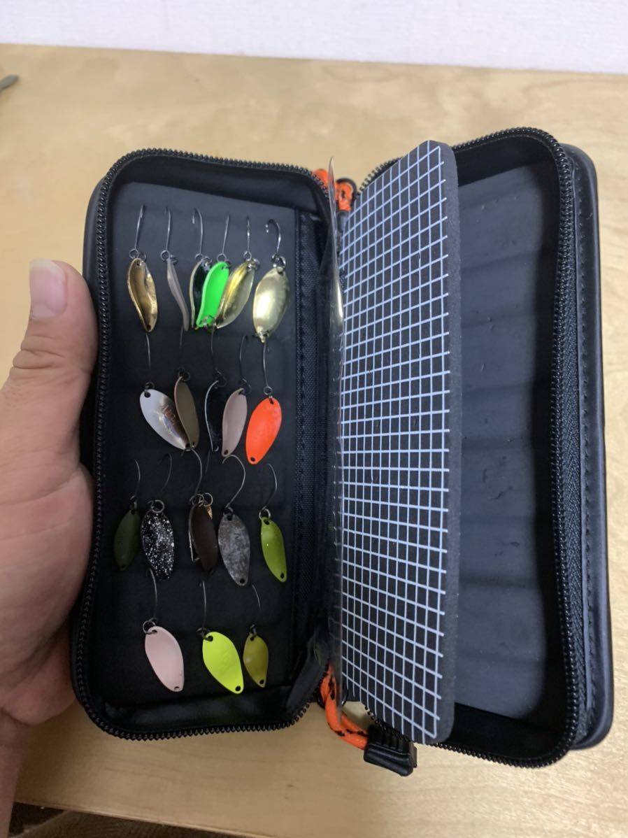 スプーン トラウト ダイワ スプーンケース : ケースの通販 DAIWA 管釣りスプーン、クランクの収納についてエリアフィッシング プレッソ スプーン（バッグ・バケツ・収納｜フィッシング 管釣りスプーン ダイワプレッソ 再値下げルアーケース - | 鱒ノトライセット(ルアー)｜DAIWA