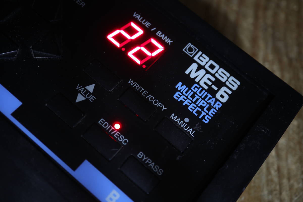 BOSS ME-6 動作チェック済み Yahoo!オークション -「boss me-6」の落札相場・落札価格