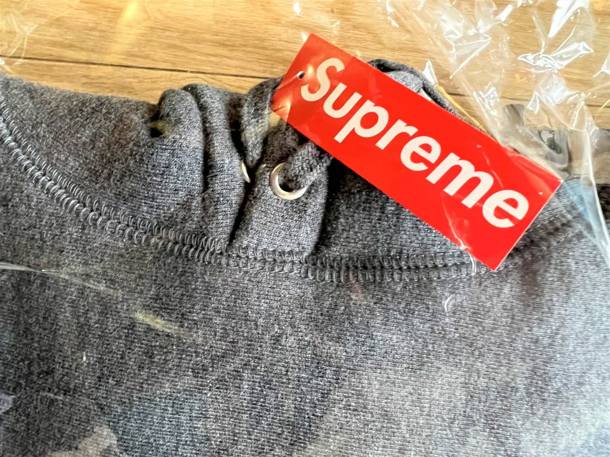 新品未着用】Supreme Box Logo Hooded Sweatshirt Charcoal Medium 