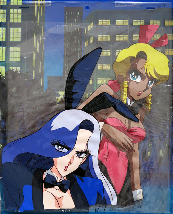 ビデオアニメ版『クレオパトラD.C.』の大判・背景付きセル画 01 ☆新谷 