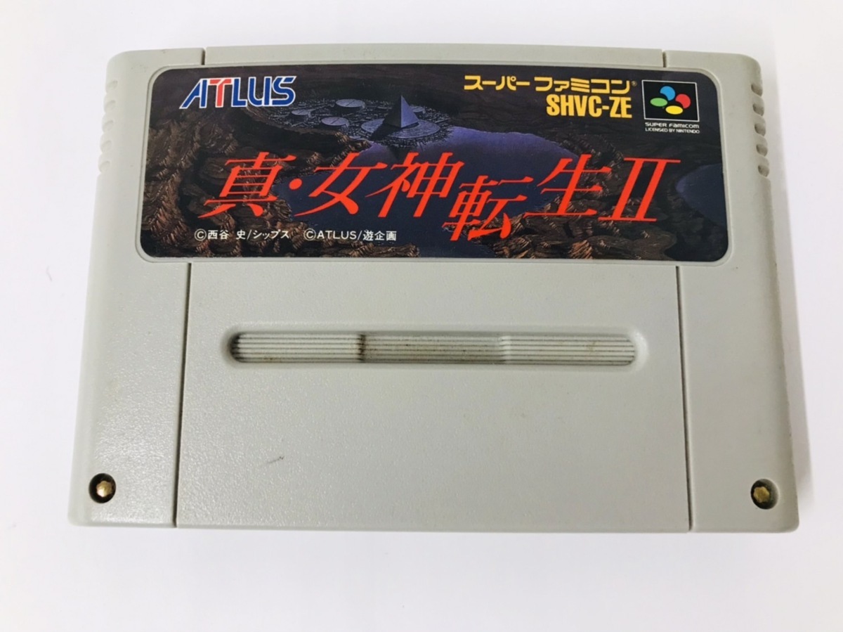 スーパーファミコンソフト な 魔神転生&魔神転生Ⅱ 2点セット