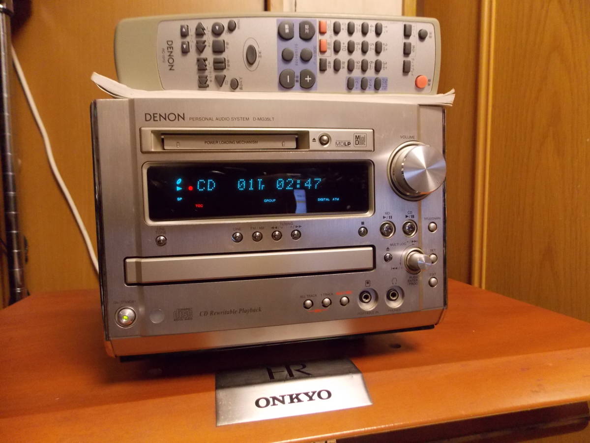 ★動作良好・美品　DENON D-MG35LT ミニ システム コンポ デノン DENON D-MG35LT デノン D-MG33 CD⁄MDコンポ 動作・状態良好 Yahoo 公式通販