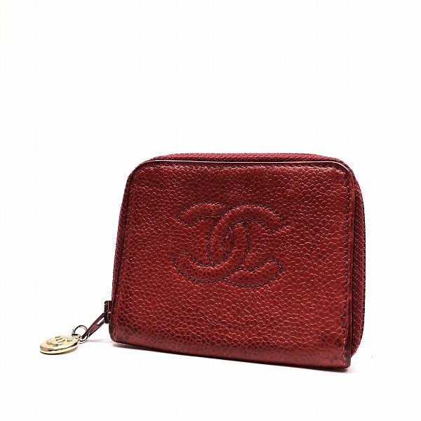 定番人気，得価 シャネル CHANEL レザー 本革 いい感じ コインケース 赤 L23-037(女性用財布)｜売買されたオークション情報、yahooの商品情報をアーカイブ公開 - オークファン 服飾小物