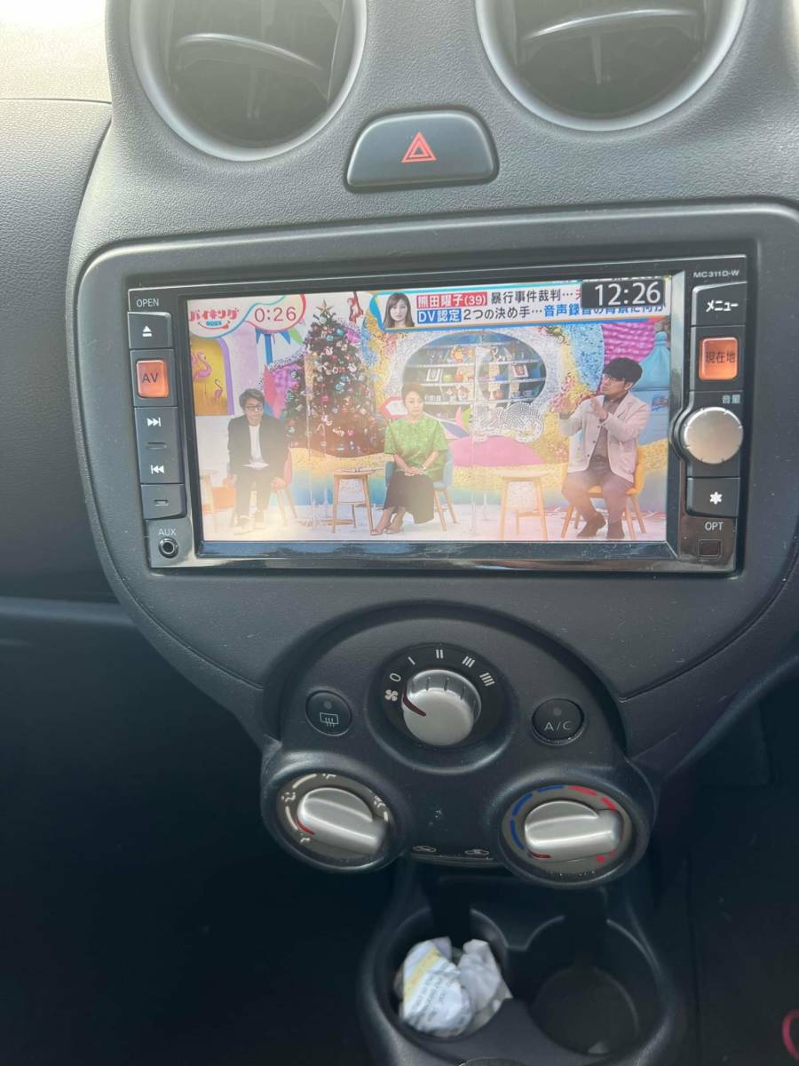 日産純正 メモリーナビ MC311D-W Bluetooth対応 フルセグ 地図データ