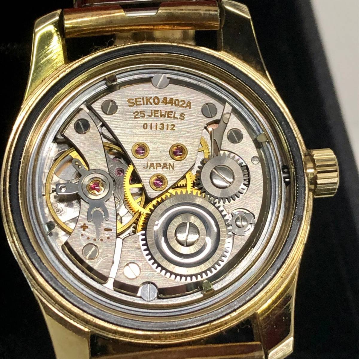 美品◇箱 尾錠付◇キングセイコー King Seiko 4402-8000 手巻き 1968年 