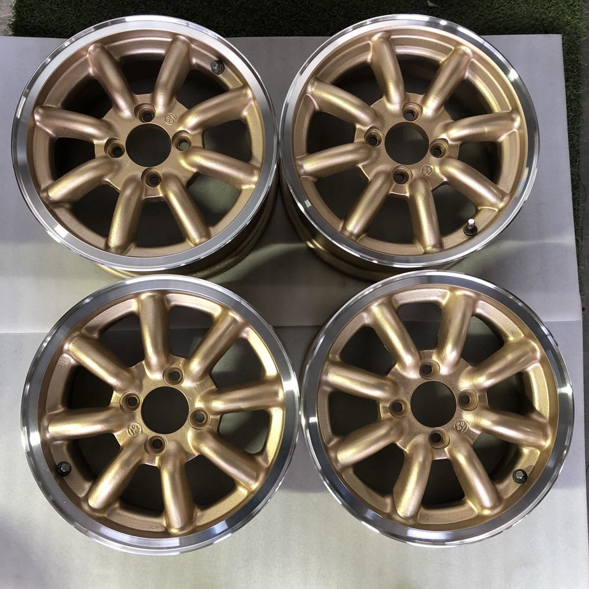 49491227】☆中古美品☆程度良好☆ワタナベ 14インチ 14×6.0 ET 41 