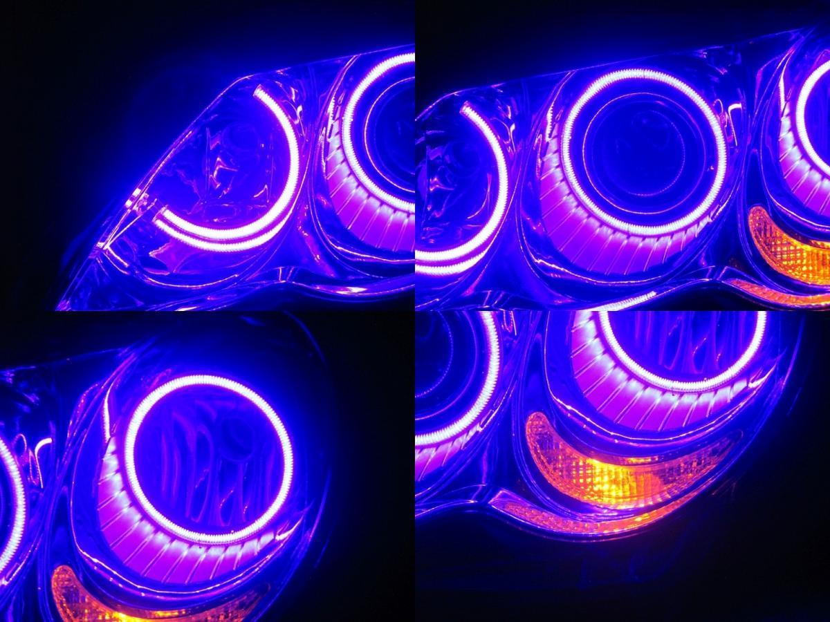 限定新品 120系マークX 最強6連ブルーCOB LEDイカリング 