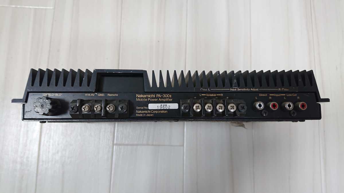 ナカミチ Nakamichi パワーアンプ PA-300Ⅱ PA-300II | アンプ カー