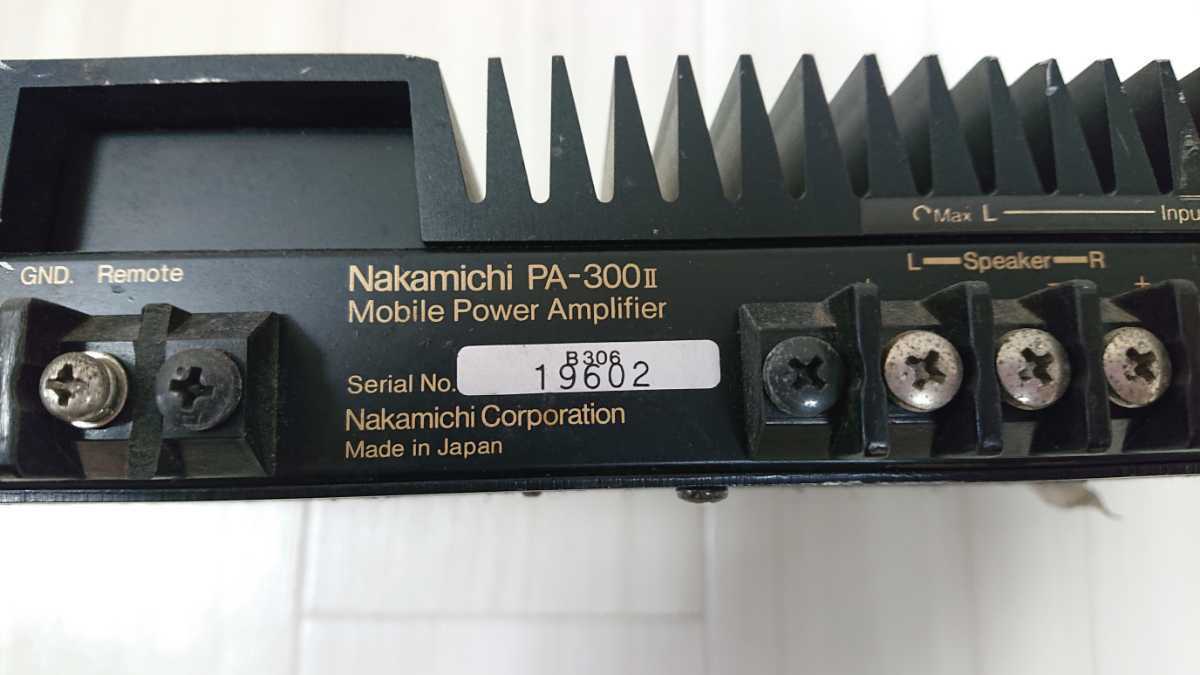 ナカミチ Nakamichi パワーアンプ PA-300Ⅱ PA-300II | アンプ カー