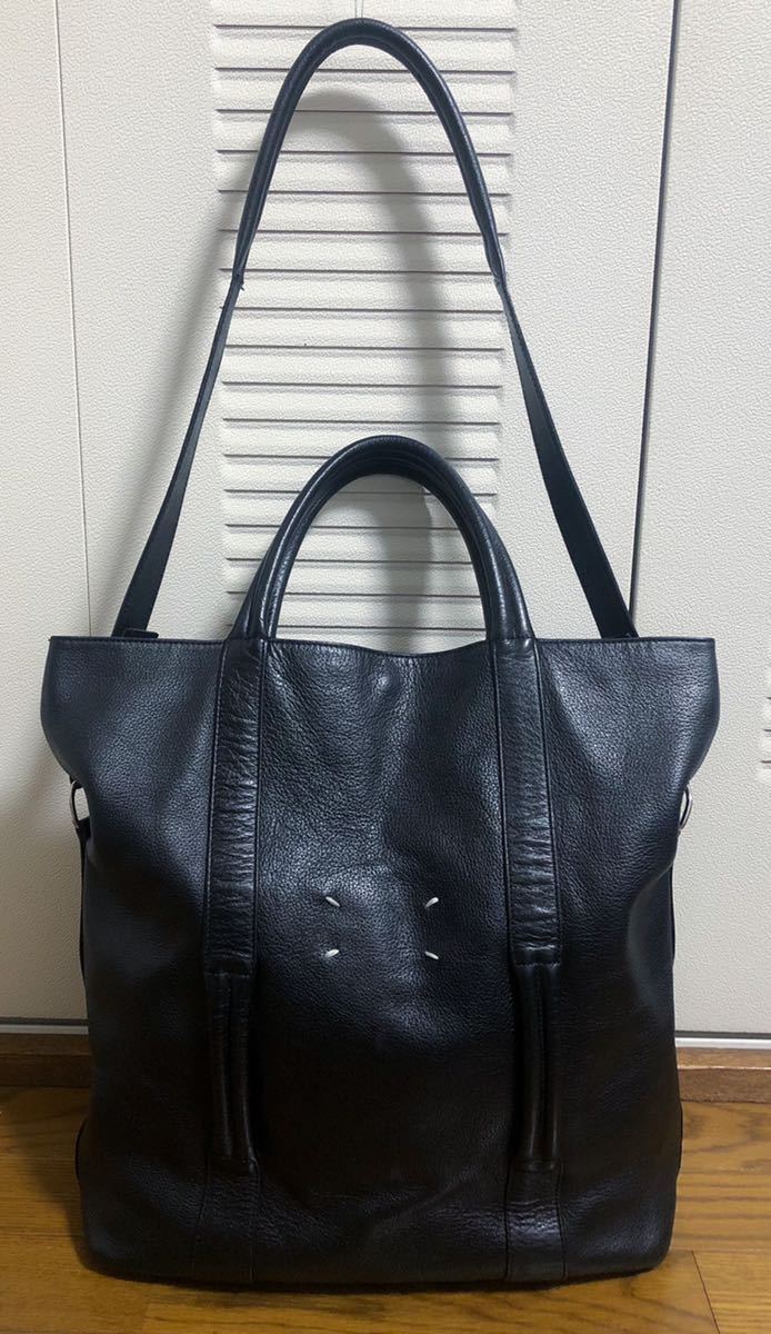 2012SS マルタンマルジェラ 11 2way レザーバッグ セーラーバッグ(男性  