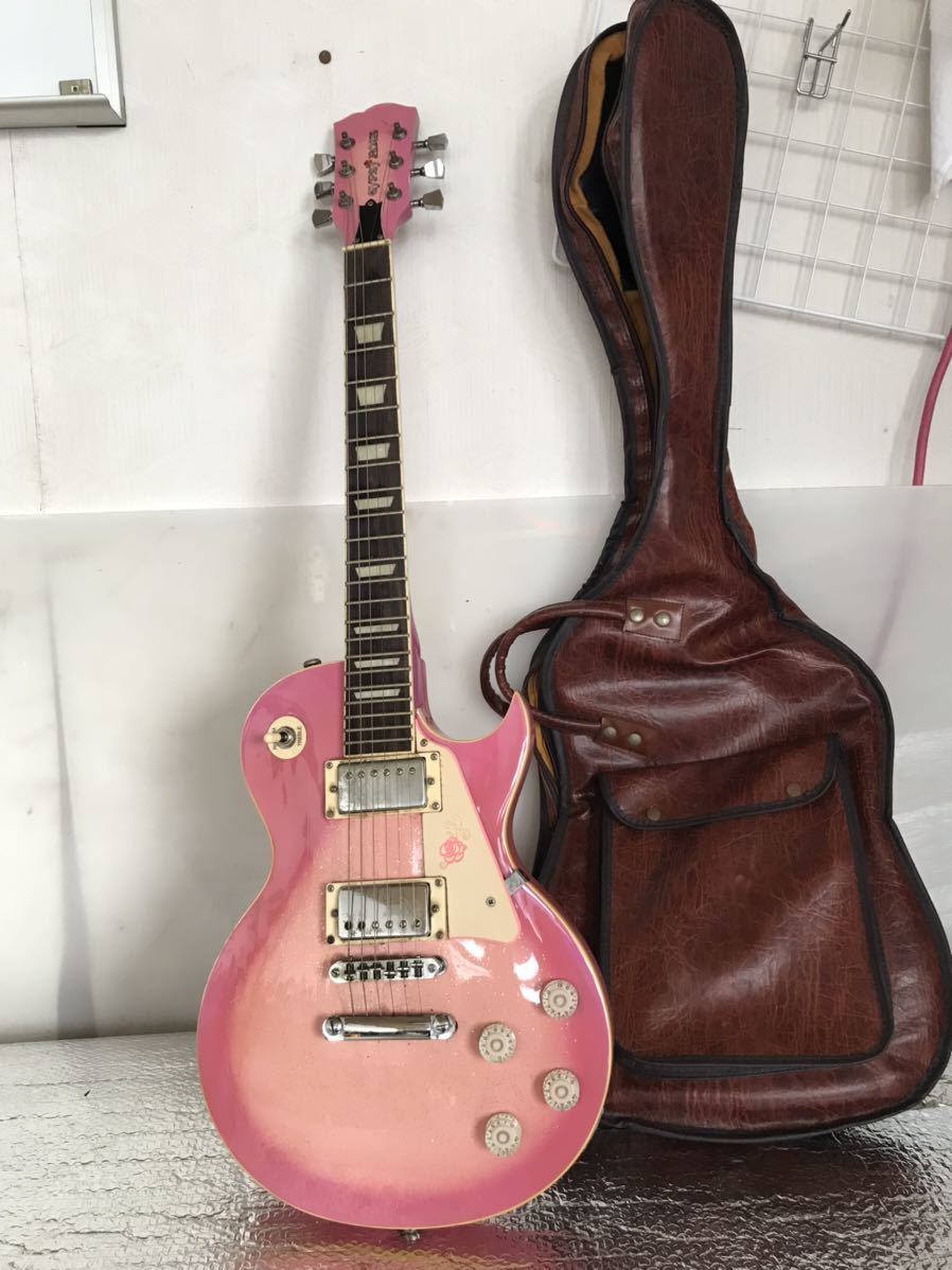 GYPSY ROSE ピンク レスポール エレキギター シブシーローズ キース