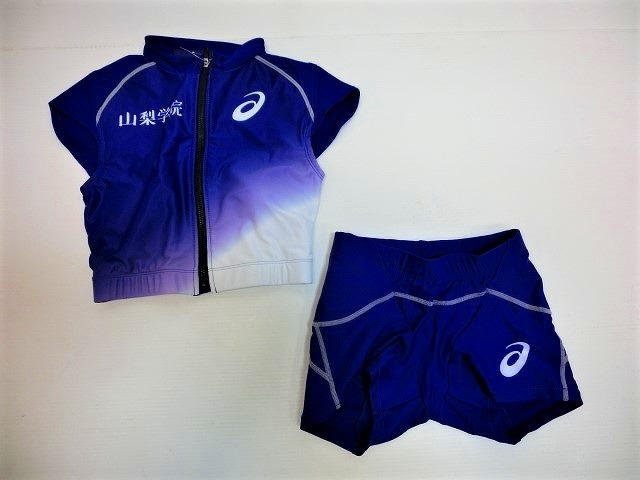 ◇ASICS/アシックス◇陸上 セパレート 上下 Mサイズ◇ 女性用 ウエア