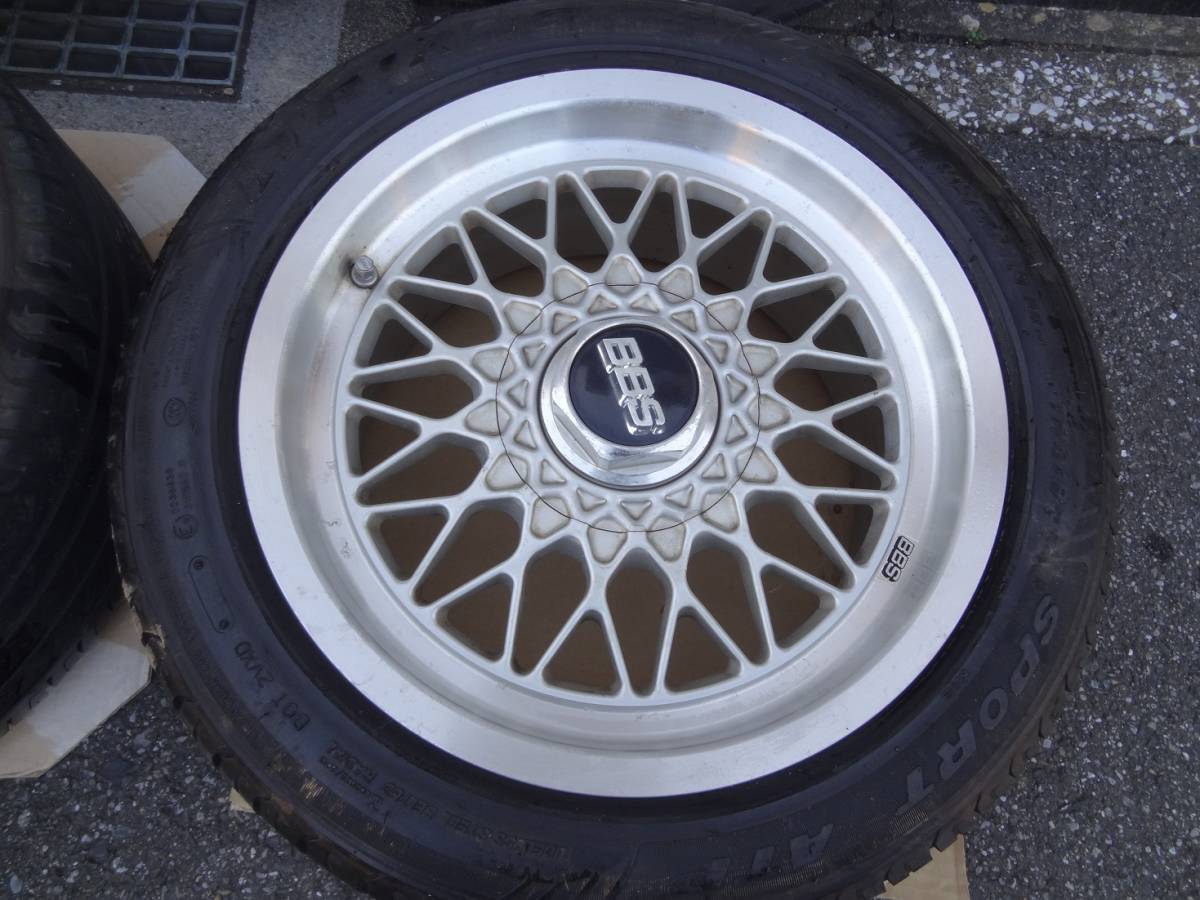 旧車 当時物 激レア BBS 15インチ スカイライン オプション RG016 7J + 