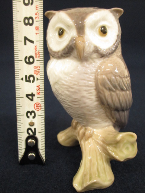 リアドロ LLADRO フィギュリン 幸運のフクロウ 陶器 置物 動物 鳥
