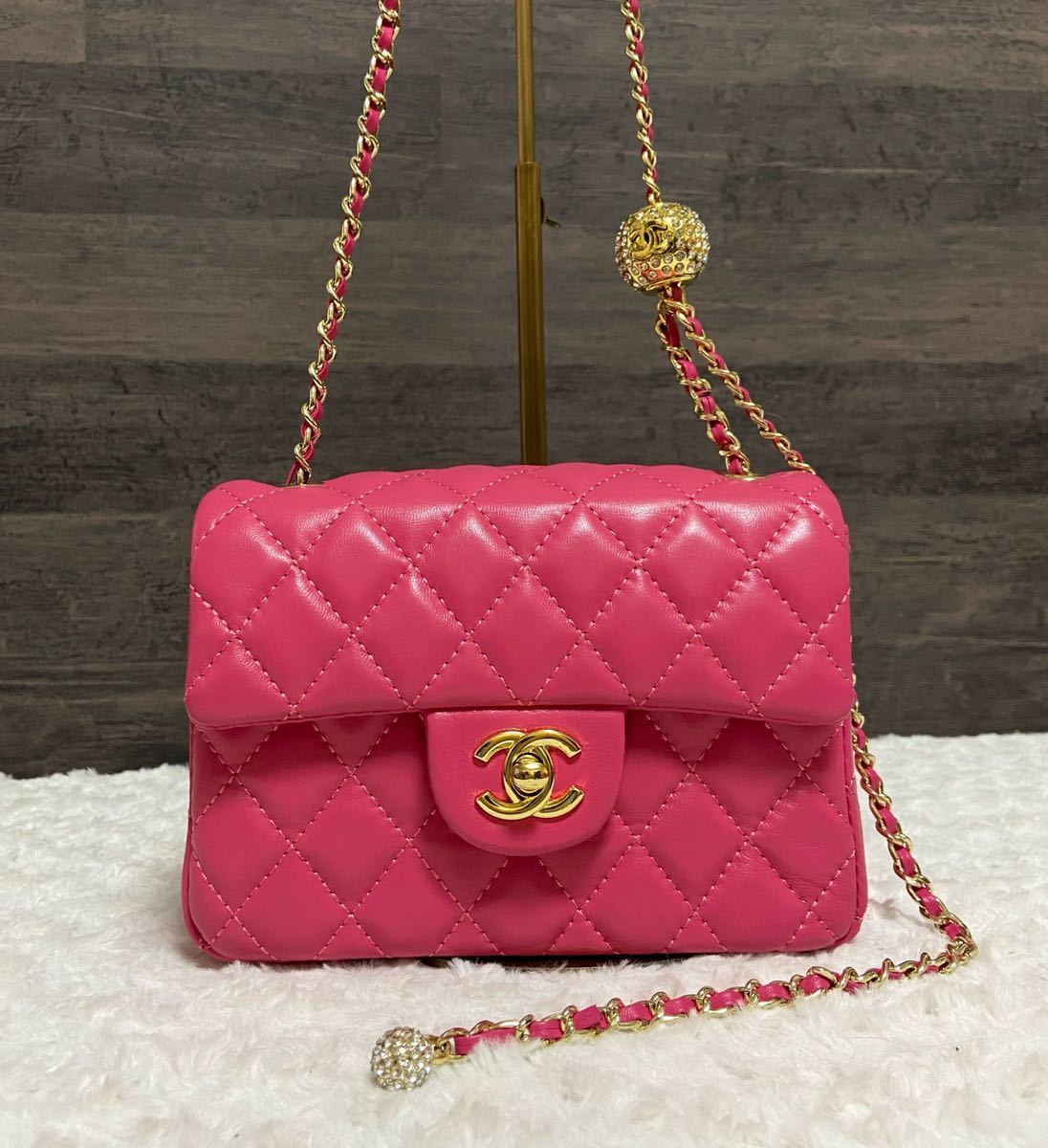 □1円～超美品□CHANEL シャネル マトラッセ ダイアナ ココマーク 