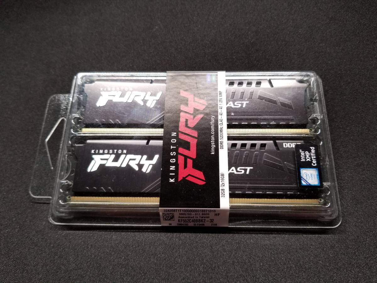 Kingston 【新品】Kingston メモリ FURY Beast DDR5-5200 (16GBx2枚組 
