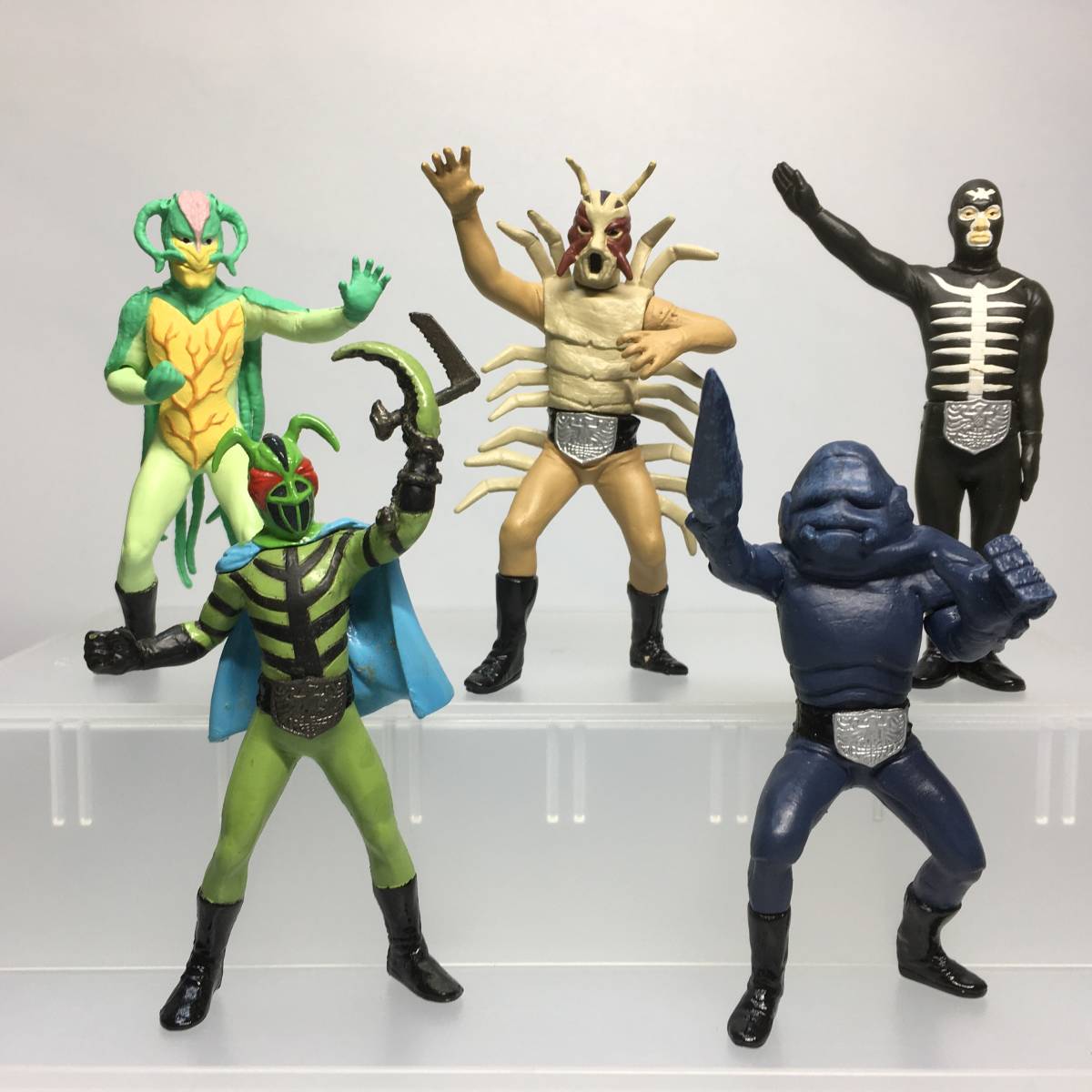 仮面ライダー ショッカー怪人 フィギュア5点⑥ モグラング カマキリ男