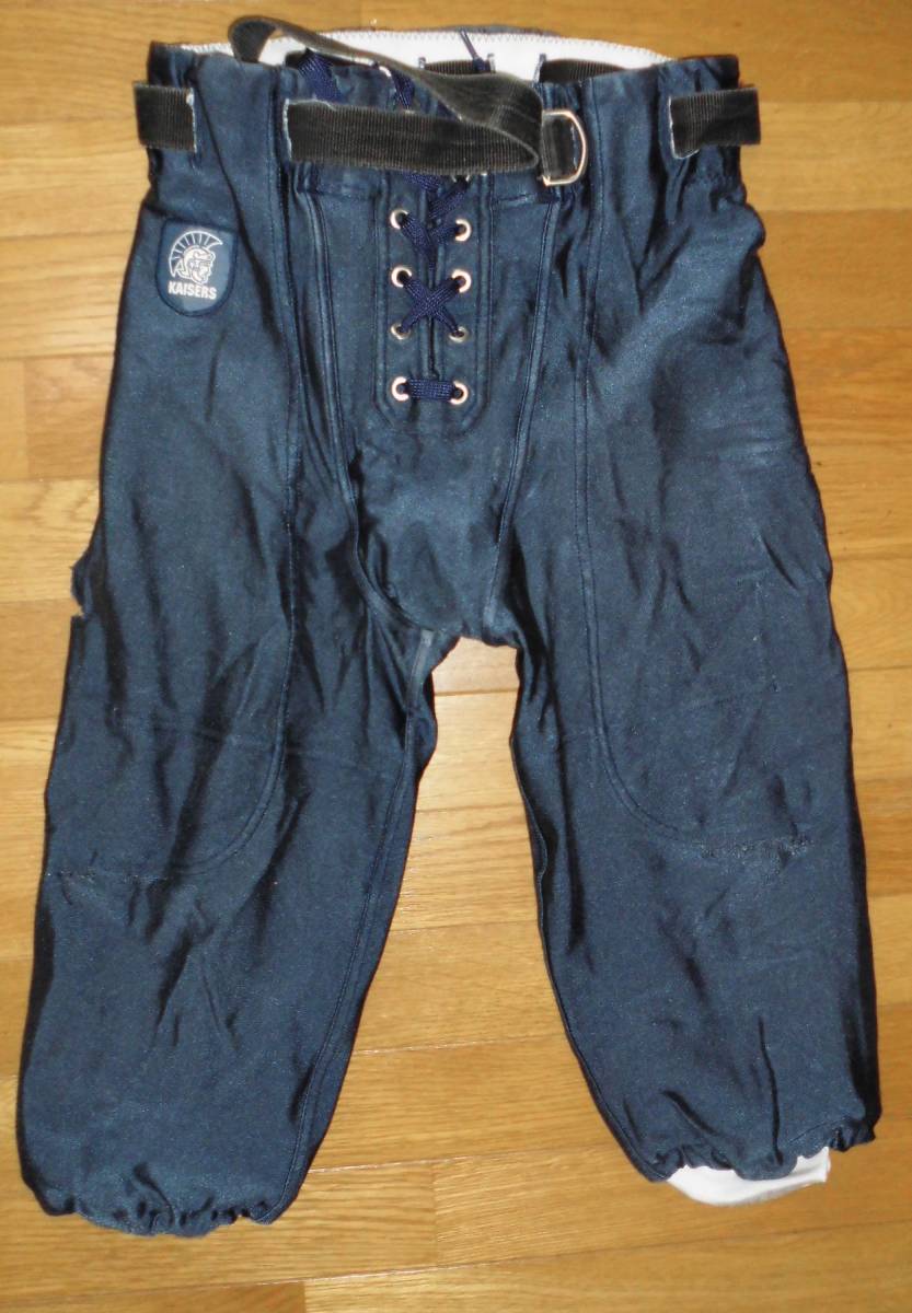 関西大学 アメフト部 KAISERS ユニフォーム パンツ 紺色 M ☆ 関大