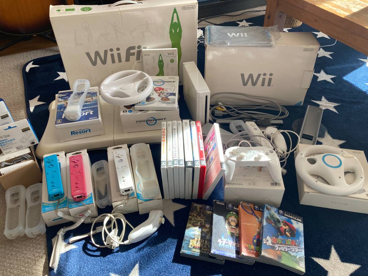  使用品 Wii本体 Wiifit ソフト アクセサリーいろいろすぐ遊べるセット(Wii本体)｜売買されたオークション情報、yahooの商品情報をアーカイブ公開 - オークファン Wii本体