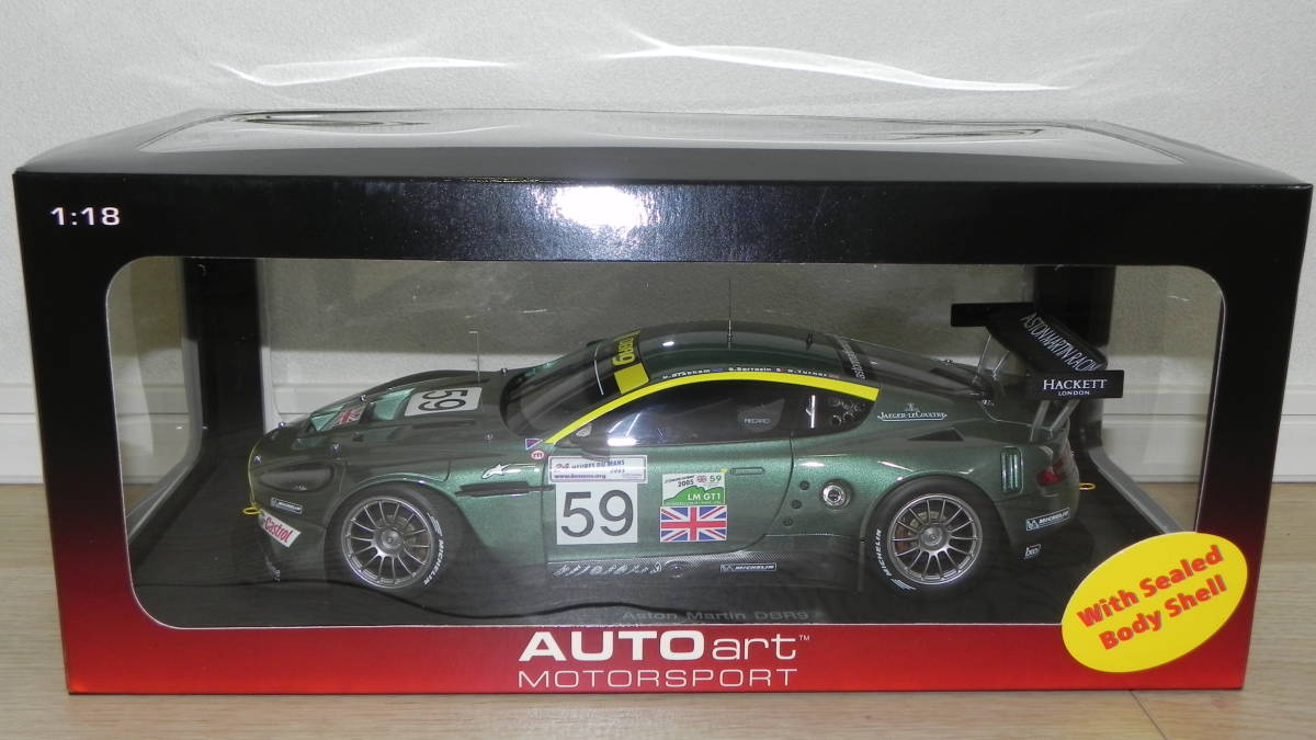 1/18 Aa Aston Martin DBR9 LeMans24 2005 #59 ルマン オートアート