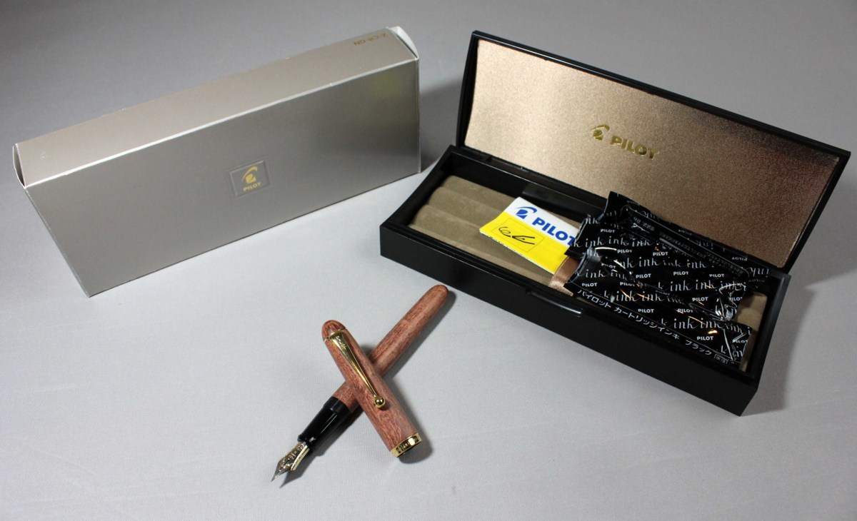 PILOT パイロット ペン先14K-585 CUSTOM ART CRAFT カスタムアートクラフト 木軸 万年筆　　　　28