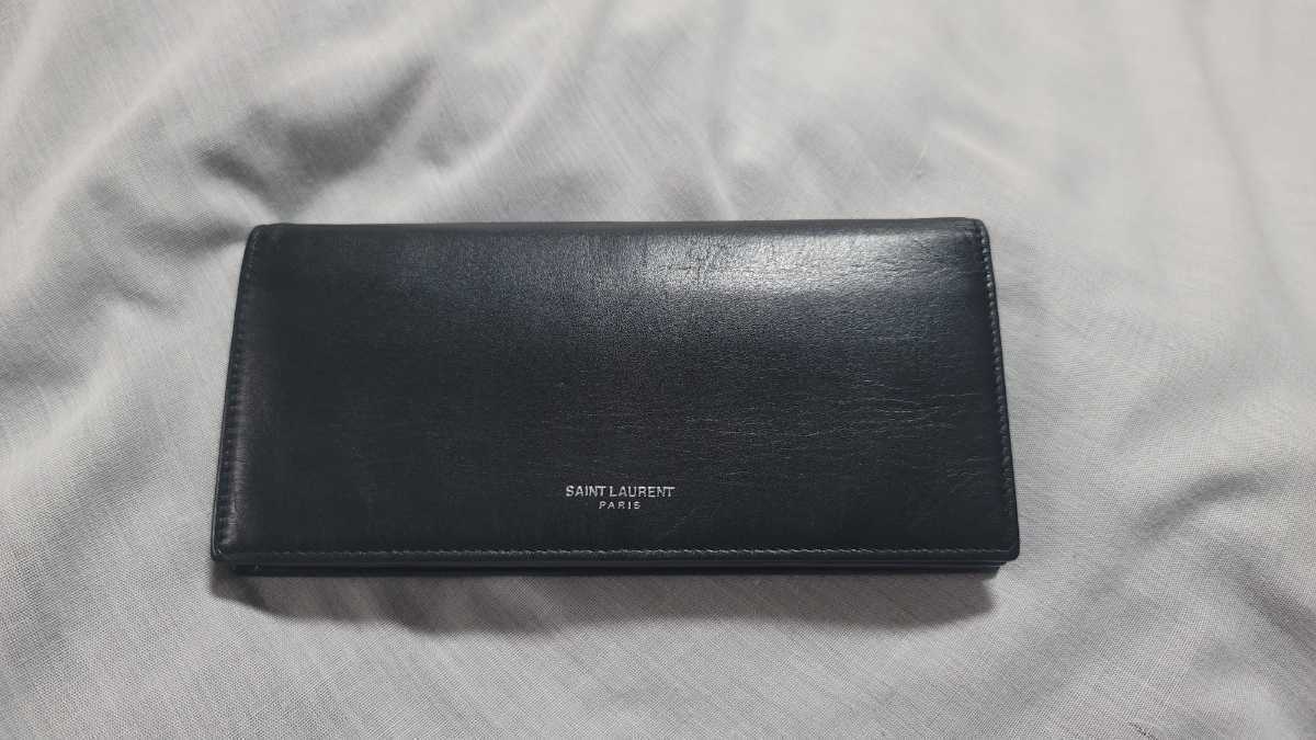 販売人気 SAINT LAURENT (サンローラン) メンズ 長財布 スムースレザー