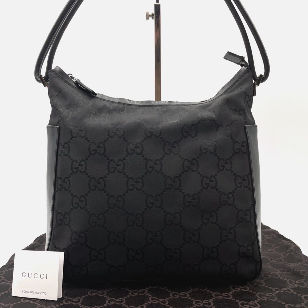 1円～ 極美品 高級 GUCCI グッチ GG柄 GGキャンバス ハンドバッグ ワン 