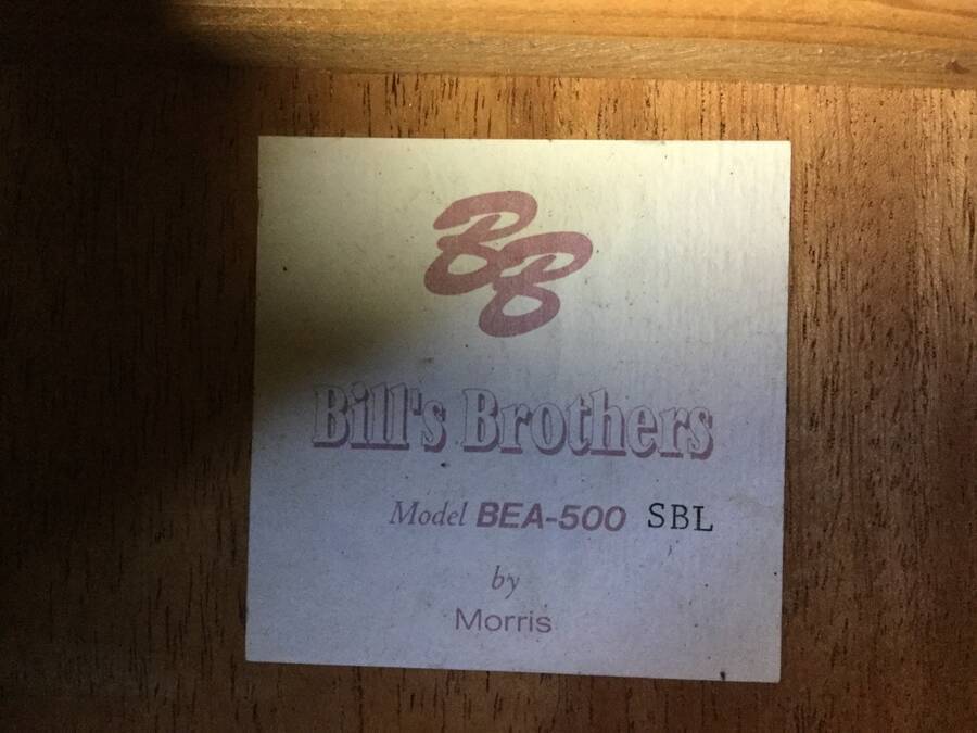 Bill's Brothers BEA-500 SBL ビルズブラザーズ エレアコギター 黒系