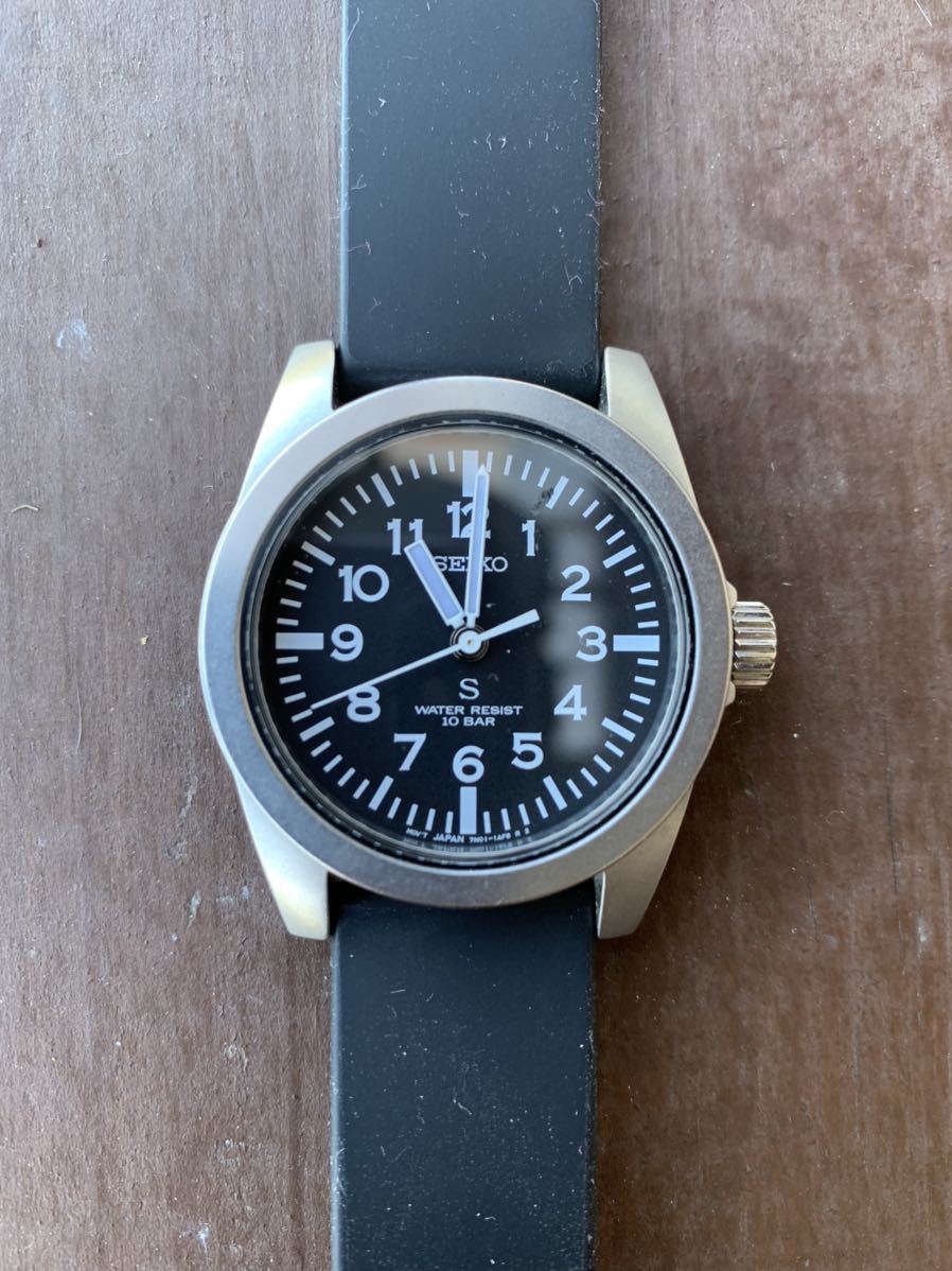 腕時計 seiko【美品】SUSデザイン復刻モデル nano・universe Special 