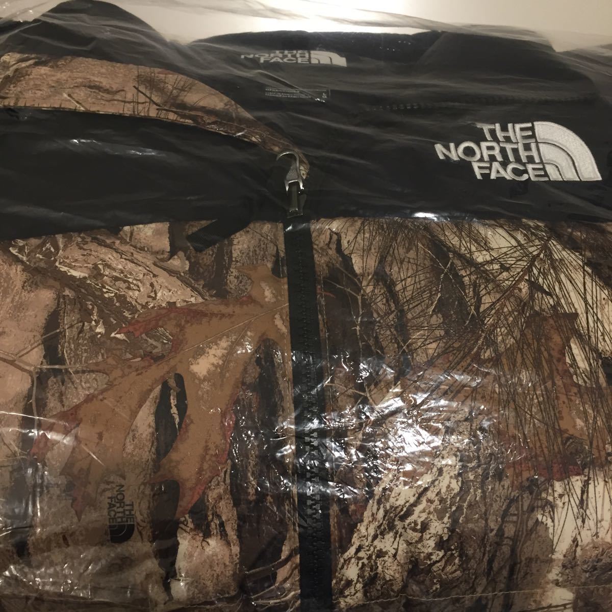 L 海外限定 THE NORTH FACE 1996 Nupste リアルツリー カモ CAMO 落葉 