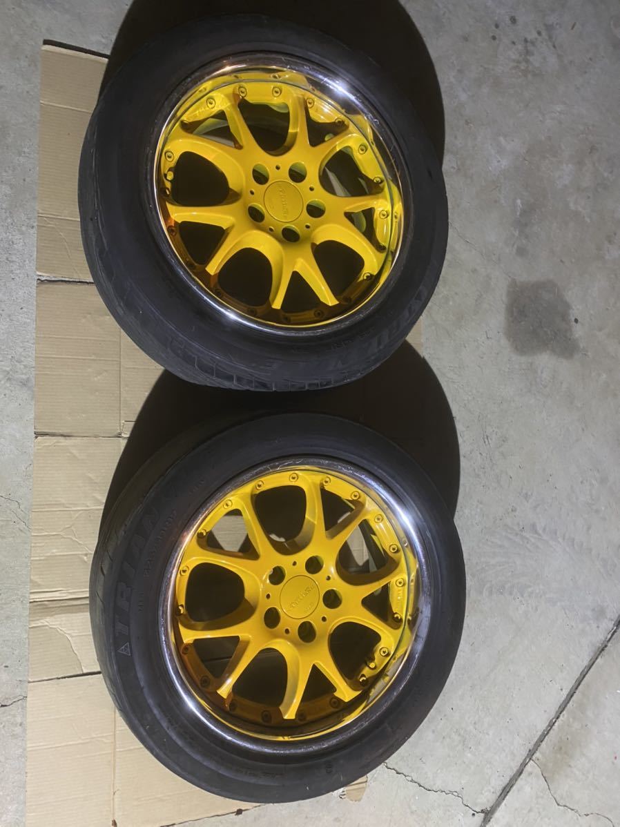 鉄ホイール　16インチ 軽　2本　① SSR ストラッセ AGLE 17inch 8J+37 SSR エイグル AGLE 8J 17インチ