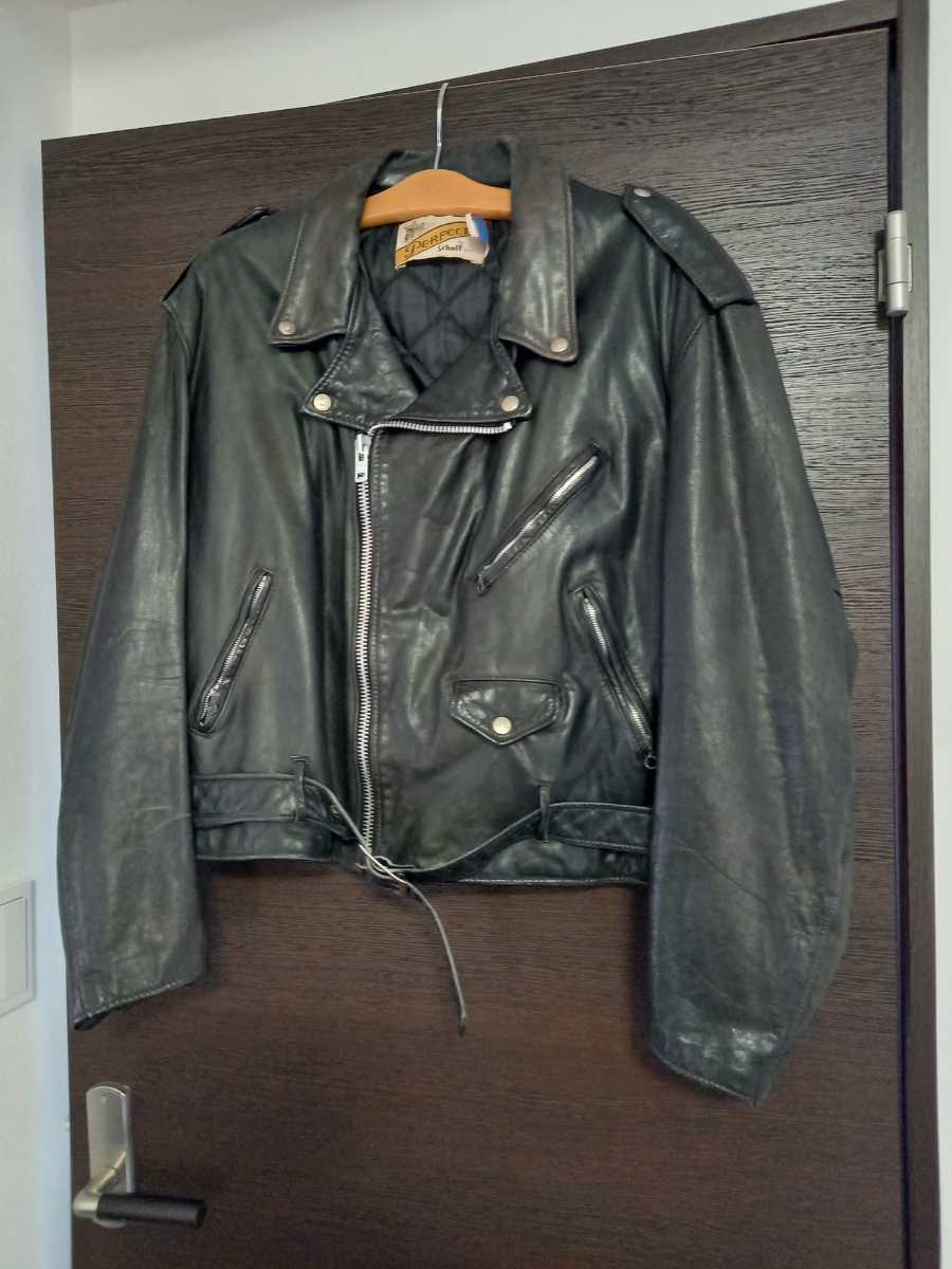 希少ビッグサイズ表記50 80s～90s ショット USA製 ビンテージ ダブル 