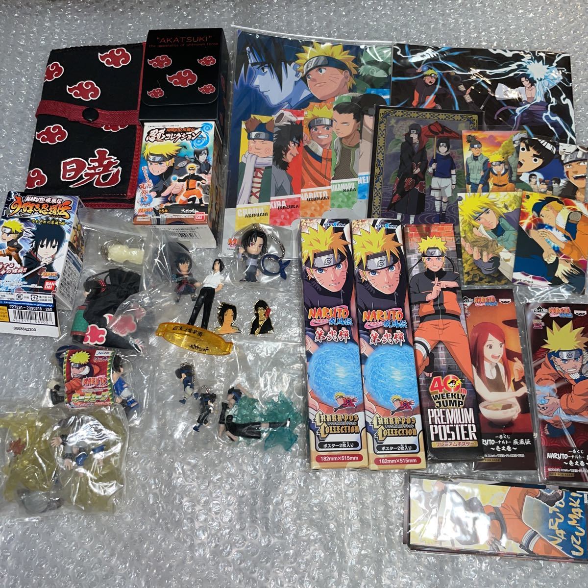 NARUTO グッズ詰め合わせ ポスター しおり ポストカード フィギュア 
