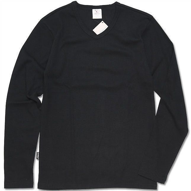  アビレックス AVIREX アヴィレックス Vネック 長袖 サーマル Tシャツ カットソー ロンT L 黒 ブラック6153480(長袖Tシャツ)｜売買されたオークション情報、yahooの商品情報をアーカイブ公開 - オー 男性用