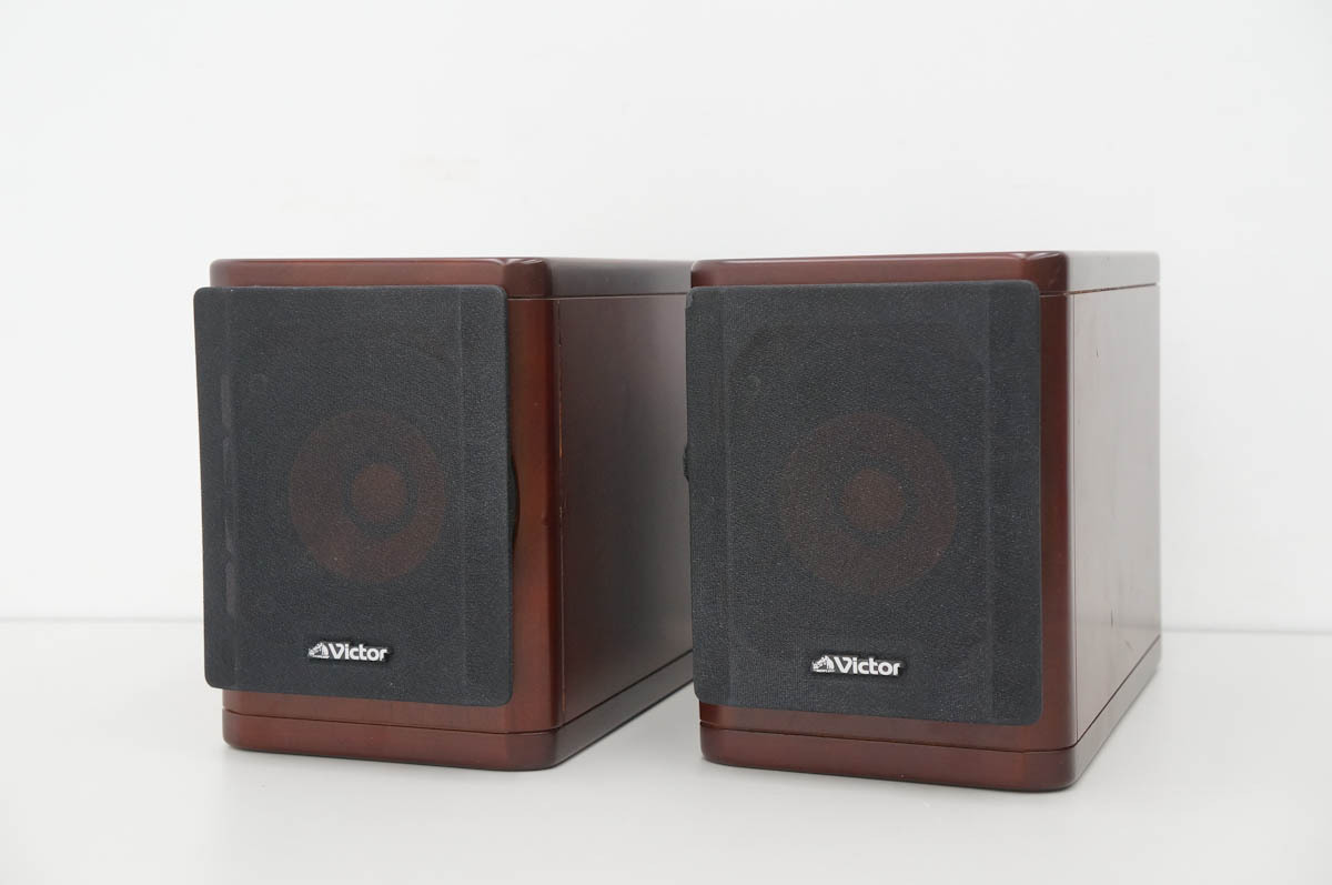 Victor ビクター SP-EXAK1 ウッドコーン スピーカー ペア 木目 【公式