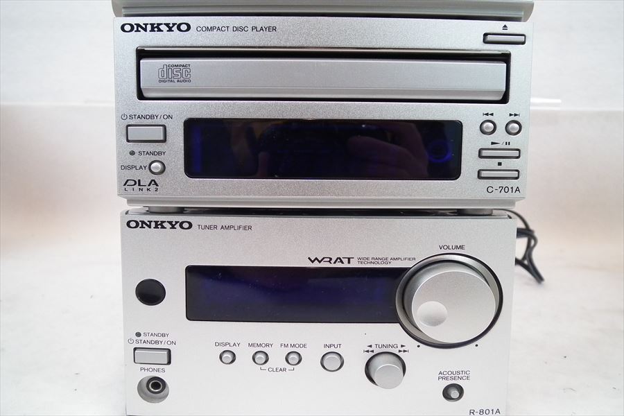 ☆ ONKYO オンキョー K-501A MD-101A C-701A R-801A D-022A ミニコンポ