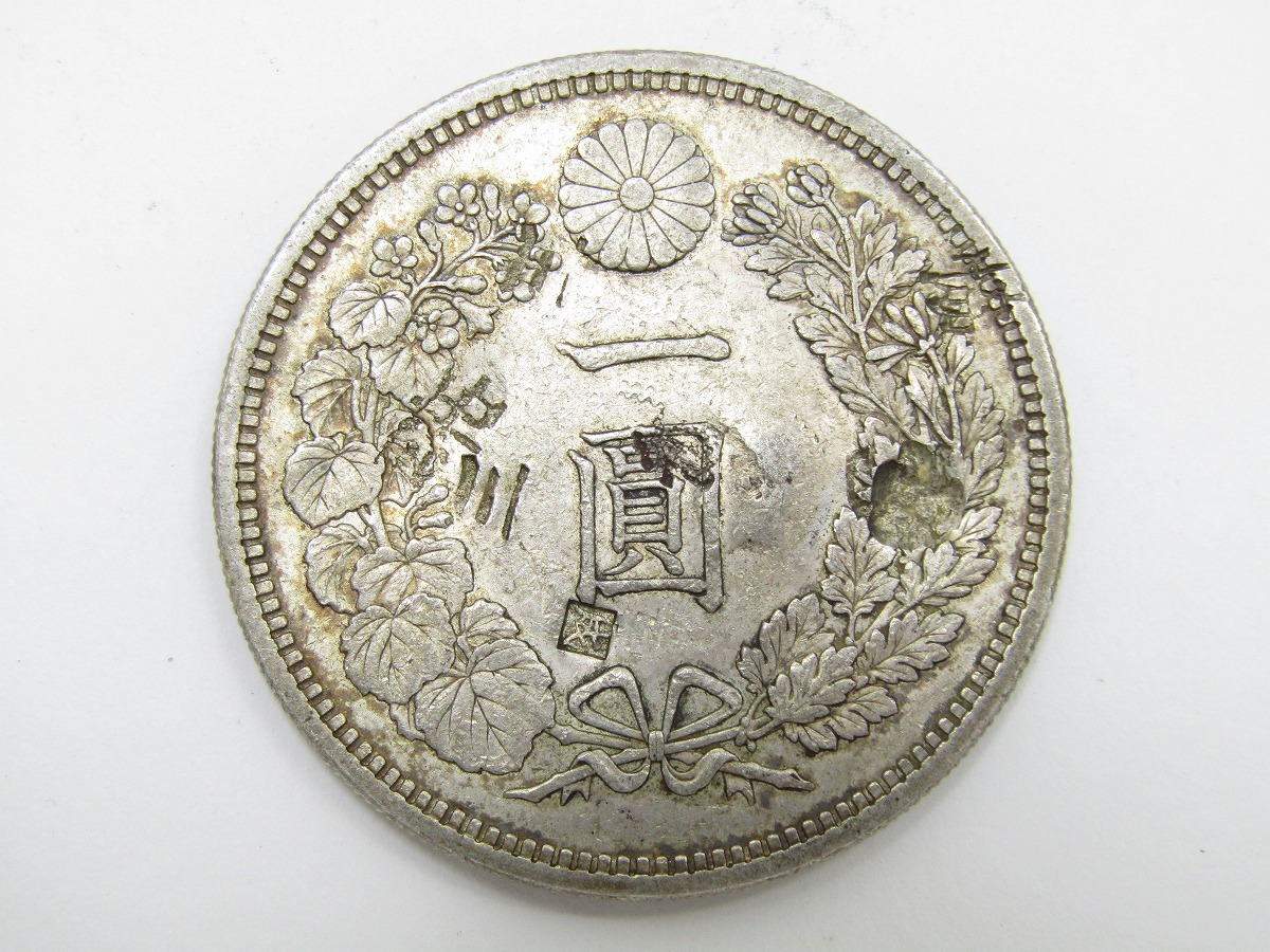 一圓 新1円銀貨 銀貨 PCGS 古銭 一圓銀貨 AU58 一円 | 硬貨 明治