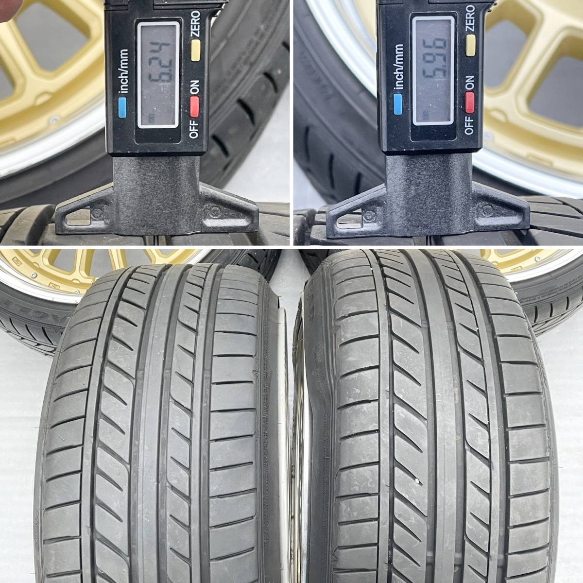 ☆送料込☆CRS ESSEX ENCD タイヤ ホイール 2ピース 19×9J +25 6穴
