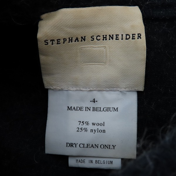 ☆STEPHAN SCHNEIDER/ステファンシュナイダー ウール 切り替え ポケット付きセーター/4 /060 STEPHAN ステファン コレクション SCHNEIDER（ジャケット&frasl;アウター）のフリマアイテム一覧 フーデッドブルゾン SCHNEIDER（ステファンシュナイダー）の古着・中古通販